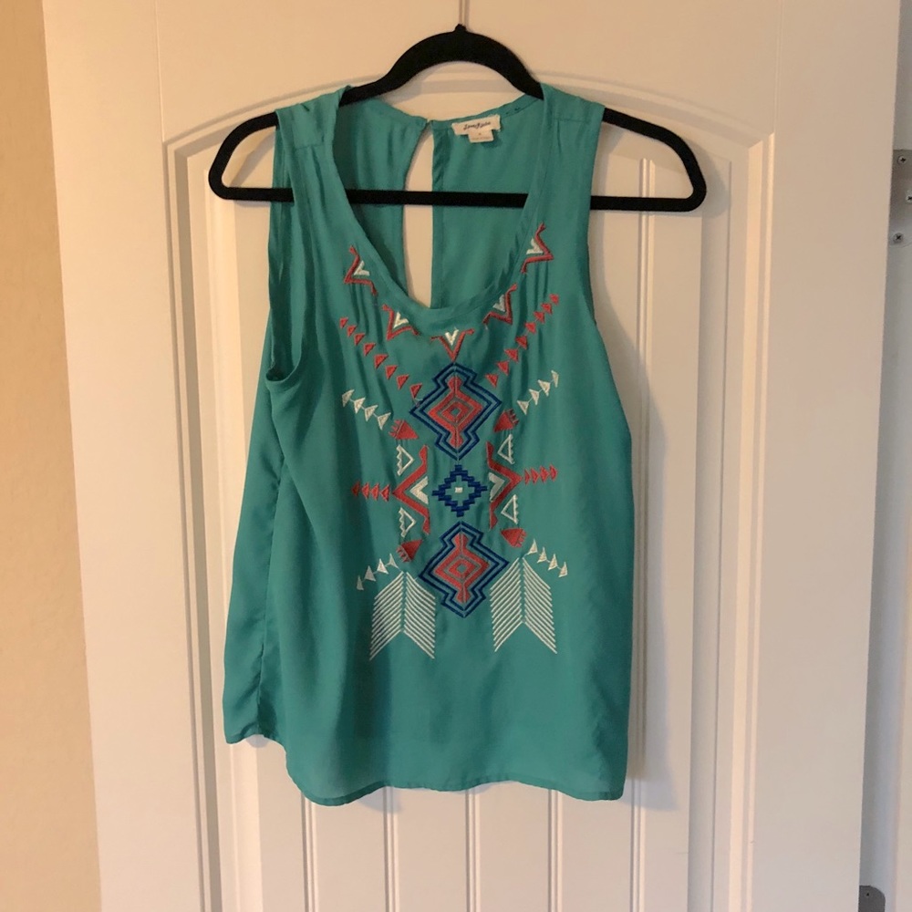 Turquoise Tank Top